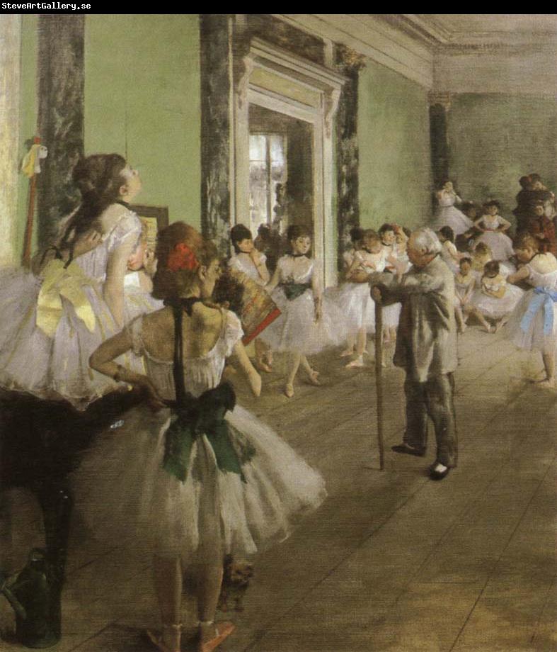 Edgar Degas the dance class